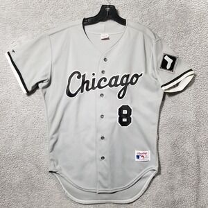 Vtg Bo Jackson Chicago White Sox Authentic Rawlings Away‎ Jersey 44 USA Diamond